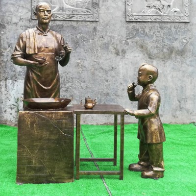 陜西西安民俗雕塑廠承接民俗文化雕塑  農耕文化雕塑 卡通雕塑