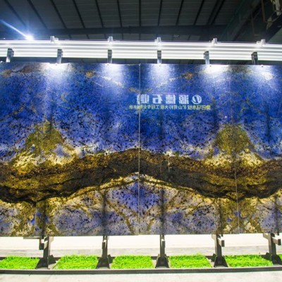 奢石背景墻