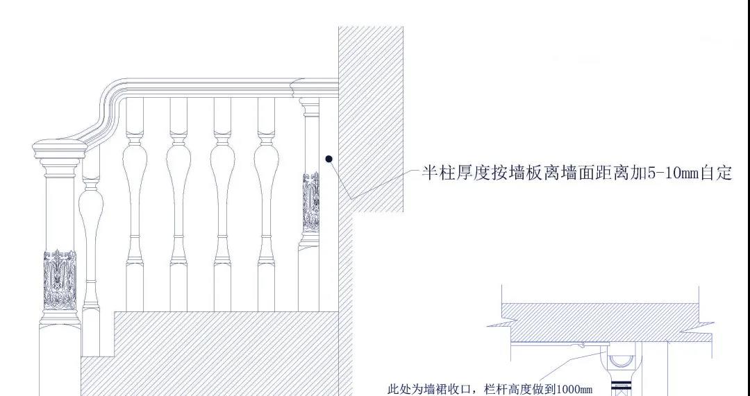 石材裝飾知識：大理石樓梯護(hù)墻板怎么設(shè)計(jì)？