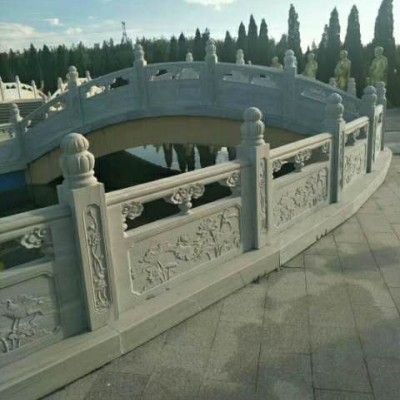 青石欄桿，石雕欄桿，石欄板，橋欄板