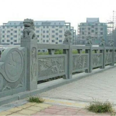 青石欄桿，石雕欄桿，石欄板，橋欄板